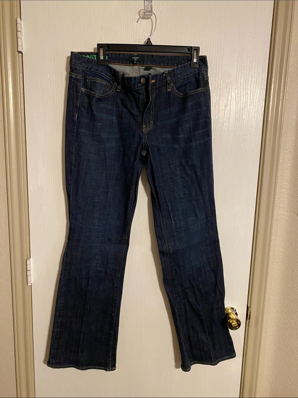 J. Crew Dark Blue Bootcut Jeans